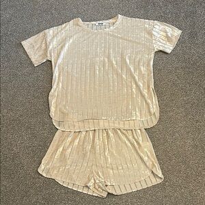 Express velour pajama set. Size S